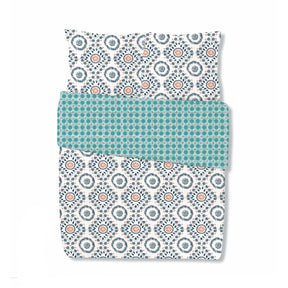 BYFT023572 Home Tex Design King Duvet Cover 240 x 200 Cm 2 Pillow Cover 50 x 80 Cm Printed Energie 100 Cotton Set of 3