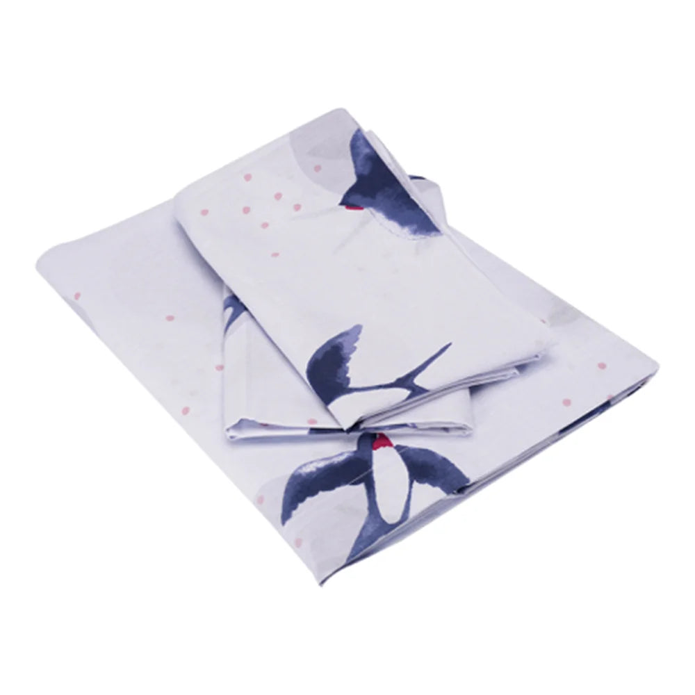 BYFT023577 Home Tex Design King Flat Sheet 240 x 260 Cm 2 Pillow Cover 50 x 80 Cm Hiron 100 Cotton Set of 3.webp