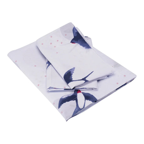 BYFT023577 Home Tex Design King Flat Sheet 240 x 260 Cm 2 Pillow Cover 50 x 80 Cm Hiron 100 Cotton Set of 3.webp