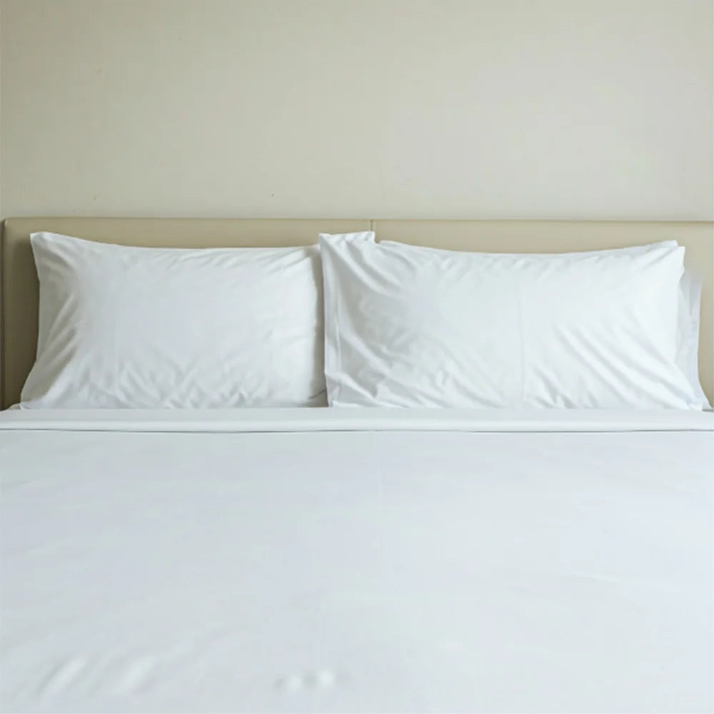 BYFT023578 Home Tex Design King Flat Sheet 240 x 260 Cm 2 Pillow Cover 50 x 80 Cm 200 Tc 100 Cotton Set of 3.webp