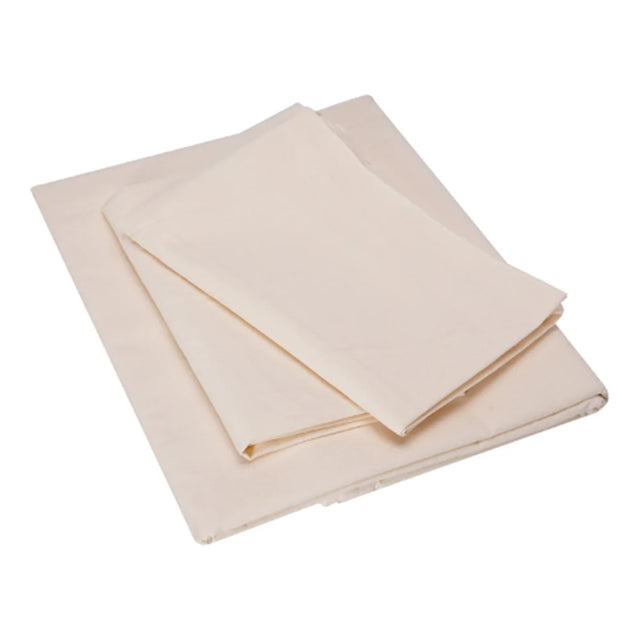 BYFT023600 Home Tex Design King Flat Sheet 240 x 260 Cm 2 Pillow Cover 50 x 80 Cm Printed Ivoire 100 Cotton Set of 3.webp