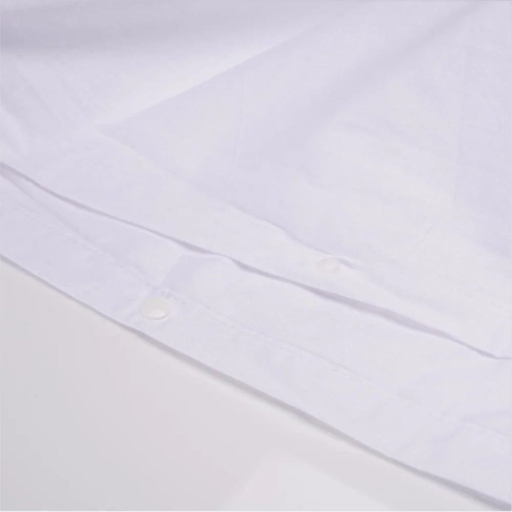 BYFT023603 Home Tex Design King Duvet Cover 240 x 200 Cm 2 Pillow Cover 50 x 75 Cm White Optical 100 Cotton Set of 3 C.webp