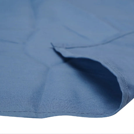 BYFT023617 Home Tex Design Single Flat Sheet 150 x 260 Cm 1 Pillow Cover 50 x 75 Cm Blue Dyed 100 Cotton Set of 2 D.webp
