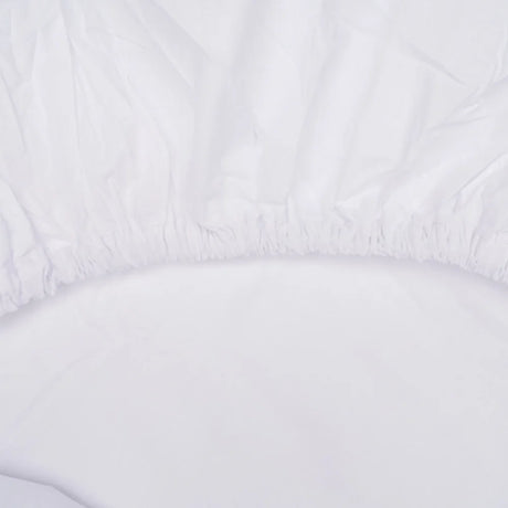 BYFT023636 Home Tex Design Single Fitted Sheet 90 x 200 Cm 1 Pillow Cover 50 x 75 Cm White 100 Cotton Set of 2 B.webp