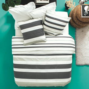 BYFT023640 Home Tex Design Duvet Cover 240 x 200 Cm 2 Pillow Cover 50 x 80 Cm Printed Fermanville 100 Cotton Set of 5