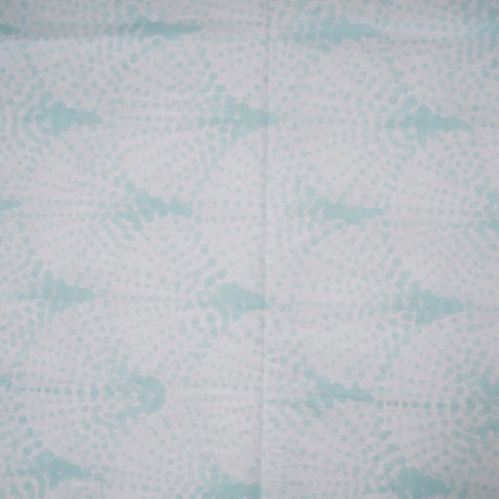 BYFT023642 Home Tex Design King Flat Sheet 240 x 260 Cm 2 Pillow Cover 50 x 80 Cm Printed Blue Eventail 100 Cotton Set of 3 A.webp