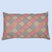 BYFT Orchard Cushion Cover 12 x 20 inch (Diagonal Checks Design - Peach) 30 x 50 cm Luxury Decorative Cushion Cover for Sofa, Bed & Living Room - Set of 02