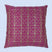 BYFT Orchard Cushion Cover 16 x 16 inch (Golden Checks Design - Fuchsia Pink) 40 x 40 cm Luxury Decorative Cushion Cover for Sofa, Bed & Living Room - Set of 02