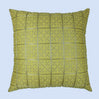 BYFT Orchard Cushion Cover 16 x 16 inch (Golden Checks Design - Yellow) 40 x 40 cm Luxury Decorative Cushion Cover for Sofa, Bed & Living Room - Set of 02