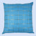 BYFT Orchard Cushion Cover 18 x 18 inch (Golden Checks Design - Blue) 45 x 45 cm Luxury Decorative Cushion Cover for Sofa, Bed & Living Room - Set of 02