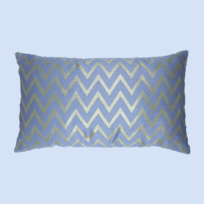 BYFT Orchard Cushion Cover 12 x 20 inch (Zig Zag Design - Grey) 30 x 50 cm Luxury Decorative Cushion Cover for Sofa, Bed & Living Room - Set of 02