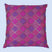 BYFT Orchard Cushion Cover 18 x 18 inch (Diagonal Checks Design - Fuchsia Pink) 45 x 45 cm Luxury Decorative Cushion Cover for Sofa, Bed & Living Room - Set of 02