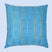 BYFT Orchard Cushion Cover 16 x 16 inch (Golden Checks Design - Blue) 40 x 40 cm Luxury Decorative Cushion Cover for Sofa, Bed & Living Room - Set of 02
