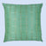 BYFT Orchard Cushion Cover 18 x 18 inch (Golden Checks Design - Green) 45 x 45 cm Luxury Decorative Cushion Cover for Sofa, Bed & Living Room - Set of 02