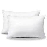BYFT Orchard Cushion Cover 12 x 20 inch (Golden Checks Design - Green) 30 x 50 cm Luxury Decorative Cushion Cover for Sofa, Bed & Living Room - Set of 02