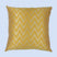 BYFT Orchard Cushion Cover 16 x 16 inch (Zig Zag Design - Yellow) 40 x 40 cm Luxury Decorative Cushion Cover for Sofa, Bed & Living Room - Set of 02
