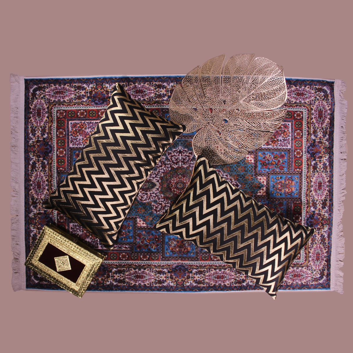 غطاء وسادة BYFT Orchard مقاس 12 × 20 بوصة (تصميم متعرج - أسود) غطاء وسادة مزخرف فاخر للأريكة والسرير وغرفة المعيشة - مجموعة من قطعتين