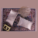 غطاء وسادة BYFT Orchard مقاس 12 × 20 بوصة (تصميم متعرج - رمادي) غطاء وسادة مزخرف فاخر 30 × 50 سم للأريكة والسرير وغرفة المعيشة - مجموعة من قطعتين