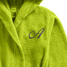 BYFT Daffodil Kids Hooded Bathrobe | Monogrammed | Soft Cotton Comfort