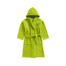BYFT Daffodil Kids Hooded Bathrobe | Monogrammed Letter 'D' | Soft Cotton Comfort