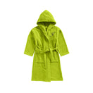 BYFT Daffodil Kids Hooded Bathrobe | Monogrammed Letter 'J' | Soft Cotton Comfort
