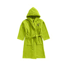 BYFT Daffodil Kids Hooded Bathrobe | Monogrammed Letter 'R' | Soft Cotton Comfort