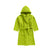 BYFT Daffodil Kids Hooded Bathrobe | Monogrammed Letter 'I' | Soft Cotton Comfort