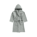 BYFT Daffodil Kids Hooded Bathrobe | Monogrammed Letter 'A' | Soft Cotton Comfort