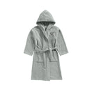 BYFT Daffodil Kids Hooded Bathrobe | Monogrammed Letter 'F' | Soft Cotton Comfort