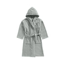 BYFT Daffodil Kids Hooded Bathrobe | Monogrammed Letter 'J' | Soft Cotton Comfort