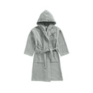 BYFT Daffodil Kids Hooded Bathrobe | Monogrammed Letter 'L' | Soft Cotton Comfort