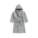 BYFT Daffodil Kids Hooded Bathrobe | Monogrammed Letter 'O' | Soft Cotton Comfort