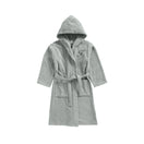 BYFT Daffodil Kids Hooded Bathrobe | Monogrammed Letter 'T' | Soft Cotton Comfort