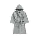 BYFT Daffodil Kids Hooded Bathrobe | Monogrammed Letter 'V' | Soft Cotton Comfort