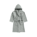 BYFT Daffodil Kids Hooded Bathrobe | Monogrammed Letter 'X' | Soft Cotton Comfort