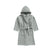 BYFT Daffodil Kids Hooded Bathrobe | Monogrammed Letter 'I' | Soft Cotton Comfort
