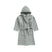 BYFT Daffodil Kids Hooded Bathrobe | Monogrammed Letter 'M' | Soft Cotton Comfort