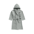 BYFT Daffodil Kids Hooded Bathrobe | Monogrammed Letter 'M' | Soft Cotton Comfort