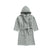 BYFT Daffodil Kids Hooded Bathrobe | Monogrammed Letter 'U' | Soft Cotton Comfort