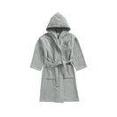BYFT Daffodil Kids Hooded Bathrobe | Monogrammed Letter 'U' | Soft Cotton Comfort
