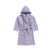 BYFT Daffodil Kids Hooded Bathrobe | Monogrammed Letter 'E' | Soft Cotton Comfort