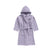 BYFT Daffodil Kids Hooded Bathrobe | Monogrammed Letter 'M' | Soft Cotton Comfort