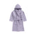 BYFT Daffodil Kids Hooded Bathrobe | Monogrammed Letter 'Q' | Soft Cotton Comfort