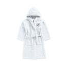 BYFT Daffodil Kids Hooded Bathrobe | Monogrammed Letter 'B' | Soft Cotton Comfort