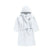 BYFT Daffodil Kids Hooded Bathrobe | Monogrammed Letter 'E' | Soft Cotton Comfort
