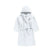 BYFT Daffodil Kids Hooded Bathrobe | Monogrammed Letter 'I' | Soft Cotton Comfort