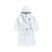 BYFT Daffodil Kids Hooded Bathrobe | Monogrammed Letter 'Q' | Soft Cotton Comfort