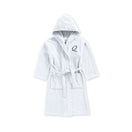 BYFT Daffodil Kids Hooded Bathrobe | Monogrammed Letter 'Q' | Soft Cotton Comfort