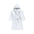 BYFT Daffodil Kids Hooded Bathrobe | Monogrammed Letter 'Y' | Soft Cotton Comfort