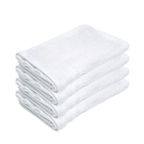 BYFT025159 Home Tex Design Bath Towel White 70 x 140 Cm 100 Cotton 400 Gsm Set of 04 ART BT024.webp